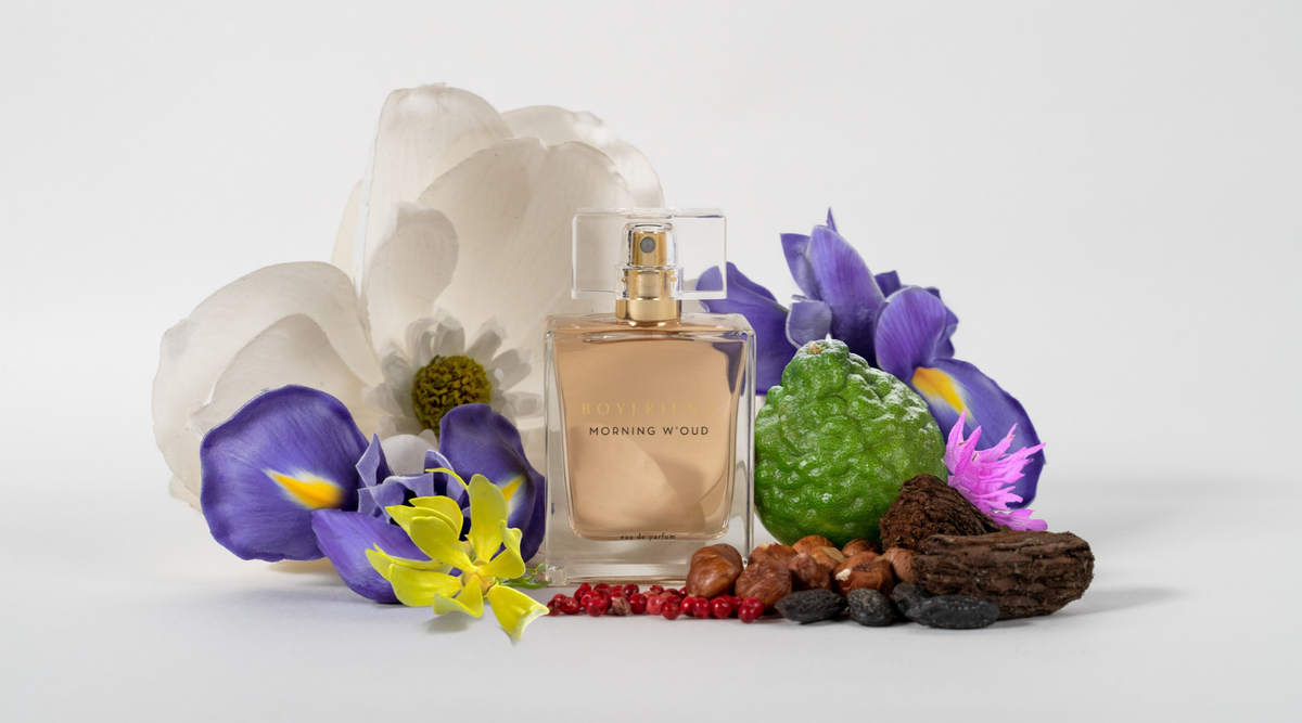 Morning W'oud: the scent story behind bergamot, iris, and hazelnut